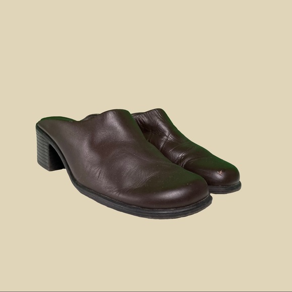 Chocolate Brown Clogs - Picture 2 of 6